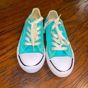 UNISEX JUNIORS AIRWALKS FASHION SNEAKERS ATHLETIC SIZE 13.5 TEAL EUC